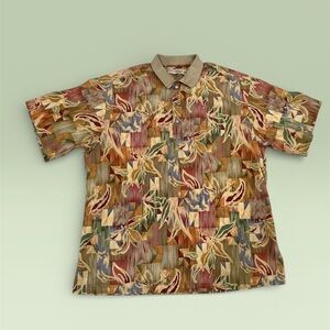 Tori Richard Honolulu Hawaiian vintage Shirt 2XL  100% Cotton Lawn Aloha Print